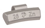balancing weight zinc plated ALU-S 25G / price package 100 pc/