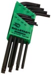 Torx wrenches set 8-pc, long, ball head