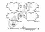 BRECK 25617 00 701 00 / brake pad set front, fits: bmw 1 (f40), 2 (f45), 2 (g42, g87), 2 gran coupe (f44), 2 gran tourer (f46), 2 gran tourer van (f46), 3 (g20, g80, g28), 3 (g21), 3 (g21, g81) 1.5-2.0h 11.13-