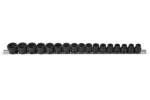 sockets 1/2" 8-24 mm, low 17-pc