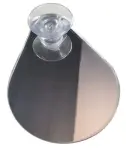 Mirror with suction cup