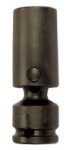 Impact socket with joint 3/8" 12 mm