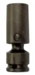 Impact socket with joint 3/8" 19 mm