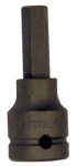 Impact socket hex inch-size 1/2" 1/2"