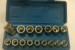 triumf 1/2" 12- Point socket set. 16 pc 8-24mm