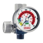 Manometr with reducer 0-845