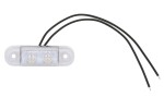 WAS Side marker light, LED, white 12V/24V 2-LED