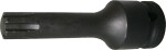 1/2" long impact adapter ribe torx m10. 80mm cr-mo triumf