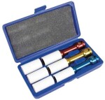 alloy wheel socket, nut remover long 17/19/21 set. 1/2"