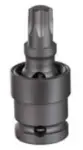 Impact socket TORX 3/8" T30, with joint