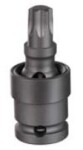 Impact socket TORX 3/8" T55, with joint