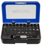 Receptacles 1/4", 31-pc, lukustigahoidikuga