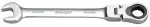 Ring Open End rachet wrench, rotating head 9 mm