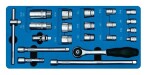 socket set 3/8" inch-size , 21-pc