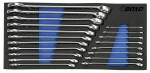 Ring Open End Wrench set 6-24 mm, 19-pc