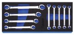 open end wrench set 8-21 mm, 9-pc