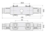 fuse holder Mega 123x33.6x24.6mm