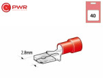 flat pins 2.8mm