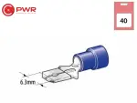 flat pins 6.3mm