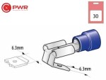 flat pins, tap, 6.3mm
