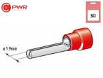 Piikklemmid ø1.9mm 30pc, blister