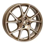 Alloy Wheel Alutec ADX.01 metallic-bronze frontpolished 7x17" 4x108 ET18 middle hole 65.1