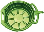 engine coolant collection tub 16l, with spout, green