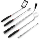 5-pc magnetic lifter/mirror/LED Lamp set
