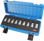 9pc. 1/2" torx bits set in box t25-t70 foam triumf