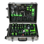 159-os. tools set 1/2"+1/4" with wheels case jbm