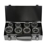 8pc. impact sockets 1". 6-Point. metal case 24-41mm jbm