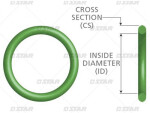 O ring ⌀ 3.00 / 6.00 x 1.50mm