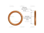 O-ring ⌀ 15.00 x 2.00mm