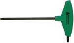 t-torx t15+t15. 150mm long. green 1k handle beargrip