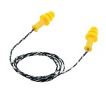Reusable ear plugs with cord Uvex Whisper Supreme, yellow, SNR 30dB, size L, in a plastic mini box