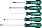5-part. screwdriver set pz-sl. mosiv special steel. composite 2k beargrip