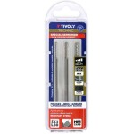 Tivoly Carbide Rotary Burr Set – 3-Piece, Ø3-4-6mm, Chip-Breaker Teeth, Locksmith, TECHNIC Series