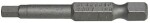 trelliotsik long 1/4". hex 2.5mm. length 50mm. special steel 73mov5 triumf