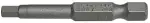 trelliotsik long 1/4". hex 8mm. length 50mm. special steel 73mov5 triumf