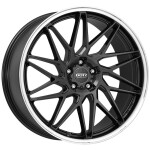 Alloy Wheel Dotz Tanaka dark Gunmetal/polished lip 9x21" 5x112 ET28 middle hole 70.1