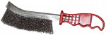 wire brush, plastic handle, 1pc triumf
