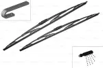 wiper blades 2pc 600 MM nozzle