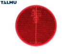 reflector Ø 68mm red, adhesive
