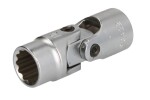 socket with joint, 12- Point 3/8” 12 mm.