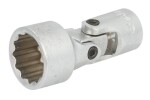socket with joint, 12- Point 3/8” 18 mm.