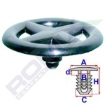 ROMIX B22125 / hood trim clip 10pcs nissan