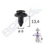ROMIX B25376 / 10pcs Toyota expansion bolt