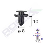 ROMIX C10077 / 10pcs Toyota expansion bolt