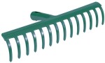 metal rake 14 tines without handle