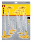 Wrench TORX type T T10-T50, set 9 pc
